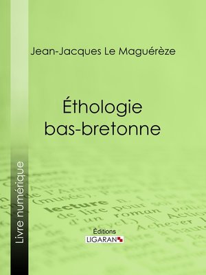 cover image of Éthologie bas-bretonne